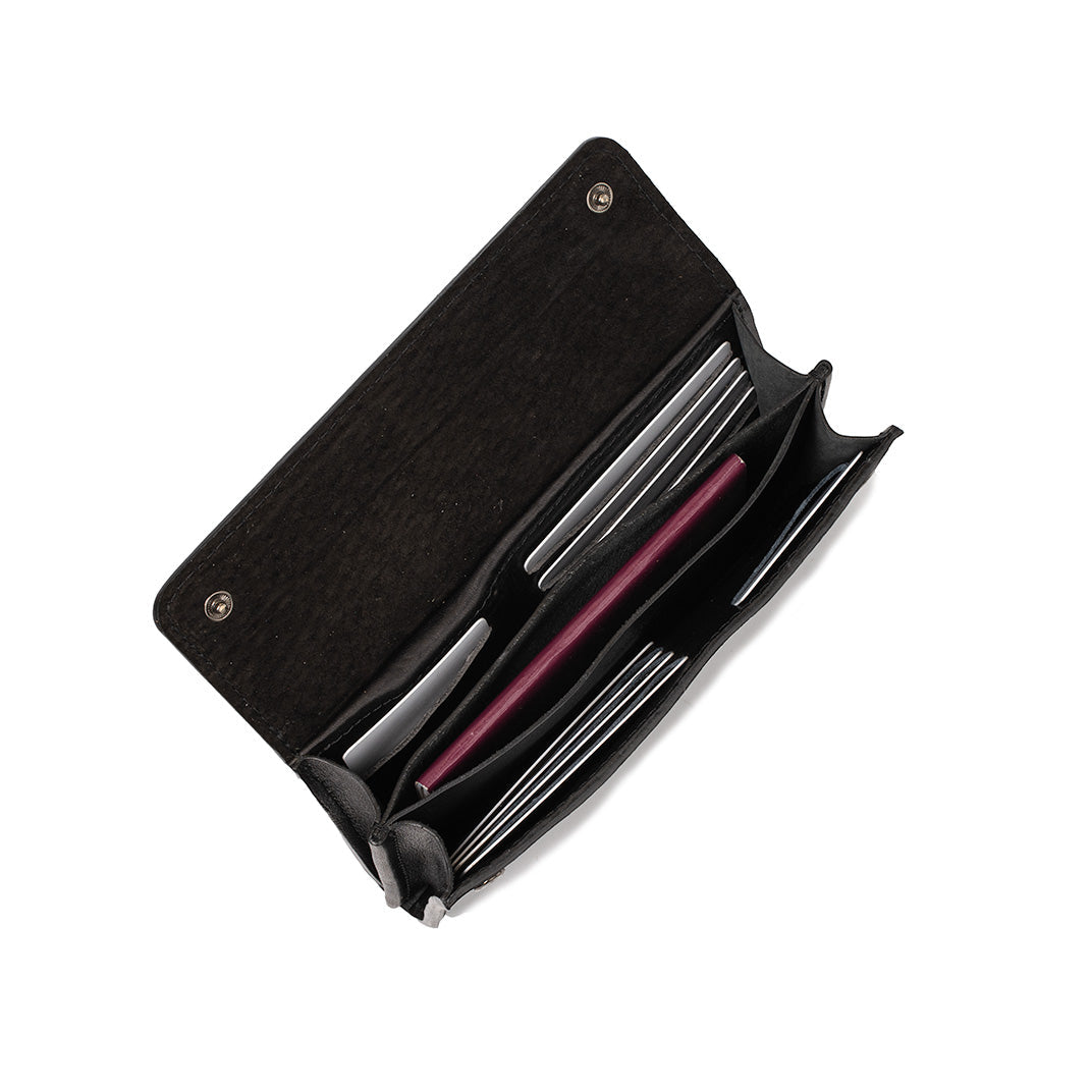 Leather Wallet for AirTag - Long 2.1